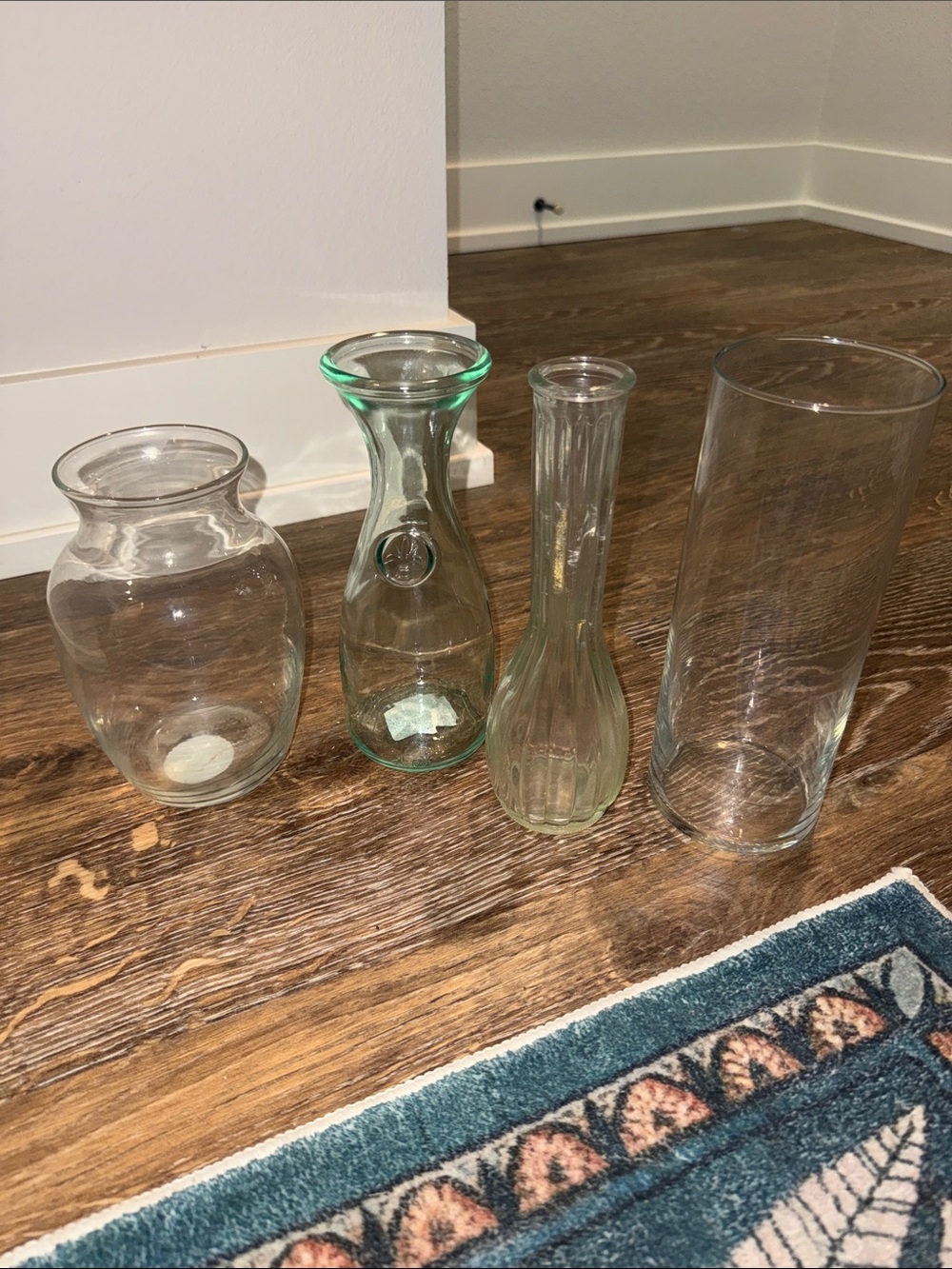 Clear Glass Vase Set - Assorted Styles